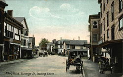 Exchange Street Looking South Postcard