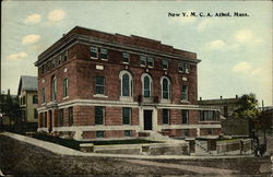 Street View of New YMCA Postcard