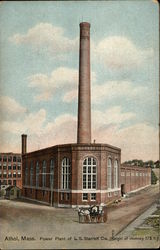 Power Plant of L. S. Starrett Co Athol, MA Postcard Postcard