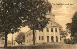 Town Hall Athol, MA Postcard Postcard