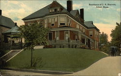 Residence of LS Starrett Postcard