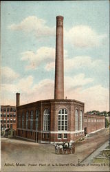 Power Plant of L.S. Starrett Co Athol, MA Postcard Postcard