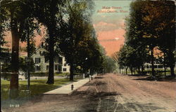 Main Street View Athol, MA Postcard Postcard