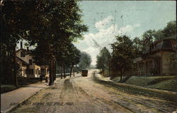 School Street, Looking East Postcard