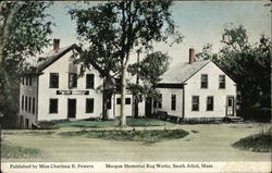 Morgan Memorial Rug Works Postcard