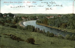 Miller's River from Green Street Athol, MA Postcard Postcard