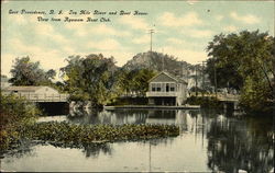 Ten Mile River and Boat House Postcard