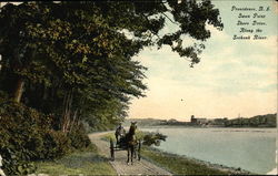 Swan Point, Shore Drive Providence, RI Postcard Postcard