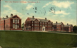 New City Hospital Buildings Providence, RI Postcard Postcard