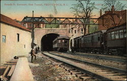 Benefit Street Entrance, New Tunnel Providence, RI Postcard Postcard