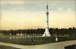 Rhode Island Soldiers Home Monument Postcard