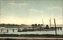 Walkers Island Bristol, RI Postcard Postcard