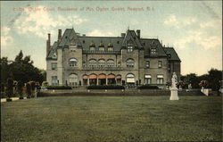 Ochre Court, Residence of Mrs. Ogden Goelet Newport, RI Postcard Postcard