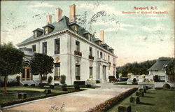 Residence of Richard Gambrell Newport, RI Postcard Postcard