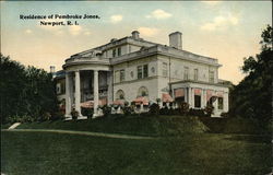 Residence of Pembroke Jones Newport, RI Postcard Postcard