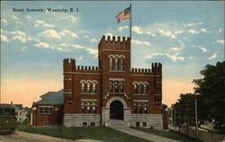 State Armory Postcard