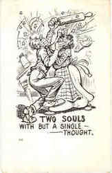 Two Souls With But A Single Thought Postcard