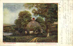 Old Homestead Art Postcard Postcard