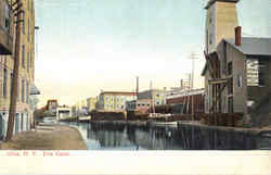 Erie Canal Utica, NY Postcard Postcard