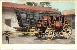 The Limited And A Freight Car Of Early Days Cowboy Western Postcard Postcard