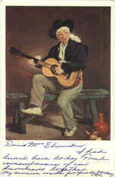 The Guitarist Postcard