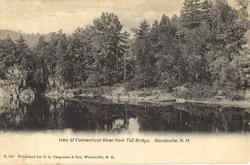 View Of Connecticut River From Toll Bridge Postcard