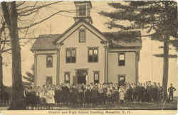 Graded And High School Building Postcard