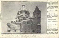 The First Church Of Christ Scientist Postcard