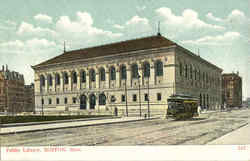 Public Library Postcard