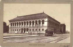 Public Library Postcard