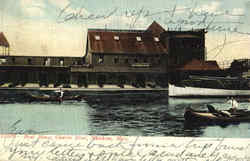 Boat House Charles River Postcard