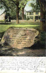 Stone Boulder Postcard