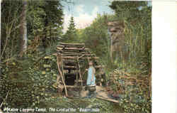 A Maine Logging Camp Postcard