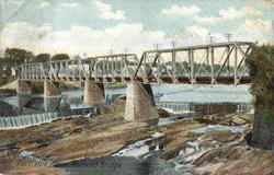 Railroad Bridge Postcard