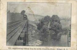 Approaching Sidney From The North New York Postcard Postcard