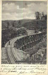 Reverse Curve High Bridge Alamogordo To Cloudcroft Postcard