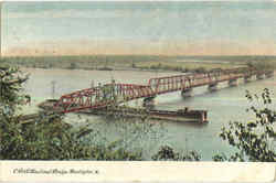 C. B. E2 Railroad Bridge Postcard