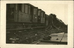 Photo of Train Wreck Disasters Postcard Postcard