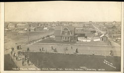 View from Bickel School Looking West Postcard