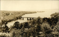 Bridge over River Clementsport, NS Canada Nova Scotia Postcard Postcard