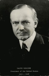 Calvin Coolidge Presidents Postcard Postcard