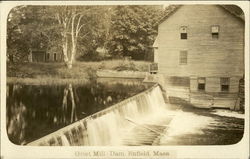 Grist Mill - Dam Postcard