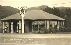 Kelley's Filling Station - Texaco Keene Valley, NY Postcard Postcard