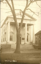 North Kingston Free Library Wickford, RI Postcard Postcard