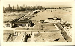 Bird's Eye View of Grant Park Showing the John G. Shedd Aquarium Chicago, IL Postcard Postcard