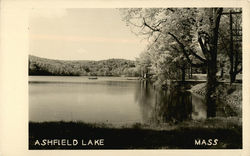 Ashfield Lake Massachusetts Postcard Postcard