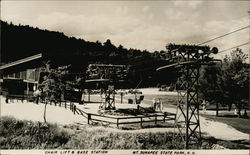 Chair Lift and Base Station, Mt. Sunapee State Park New Hampshire Postcard Postcard