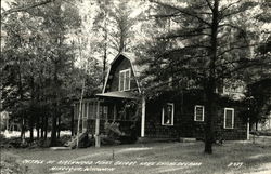 Cottage at Birchwood Pines Resort, Lake Shishebogama Minocqua, WI Postcard Postcard