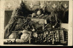 Fruit in Baskets for Sale Postcard Postcard