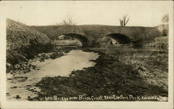 Bridge over Brush Creek near Electric Park Postcard